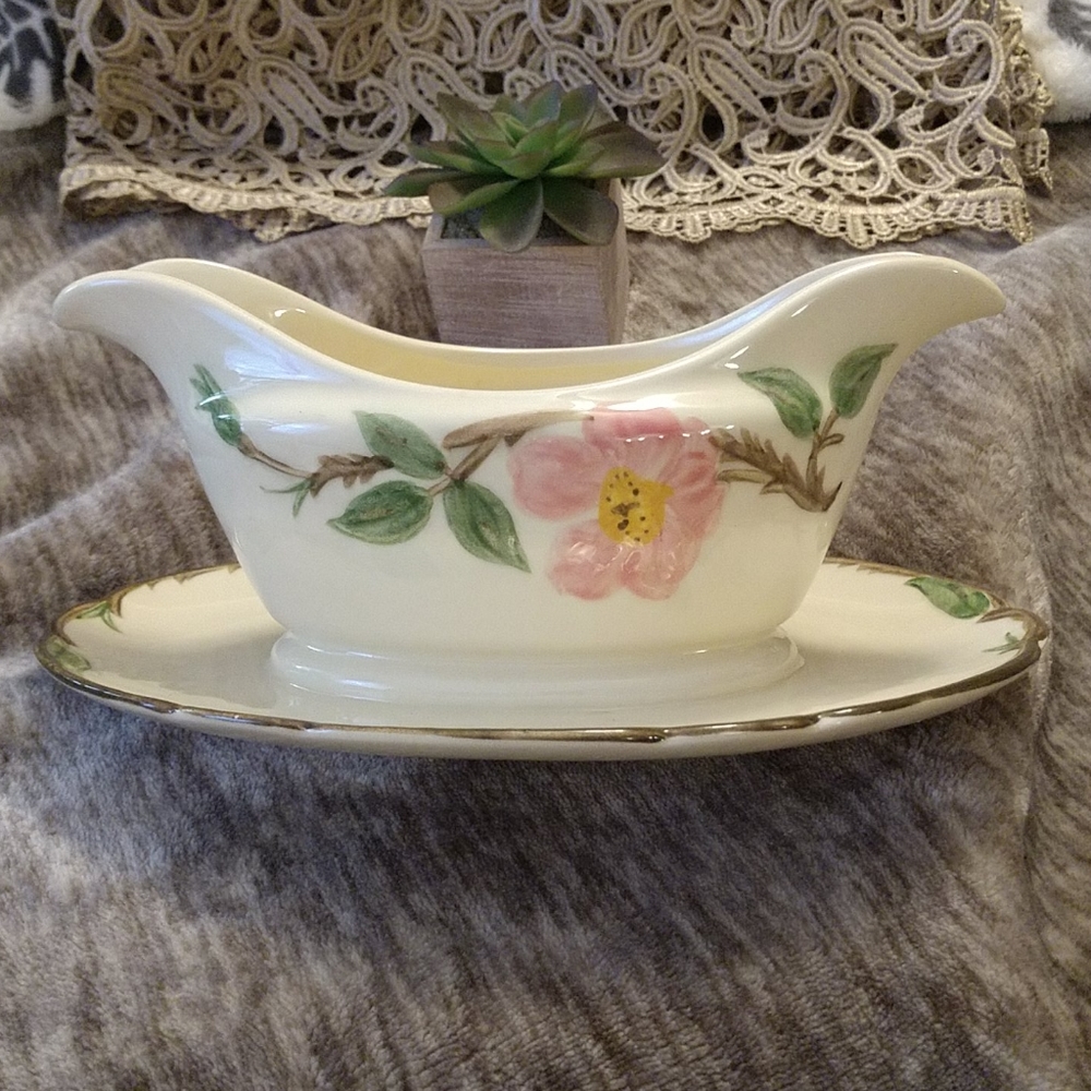 Franciscan Oven Safe Desert Rose Gravy Boat